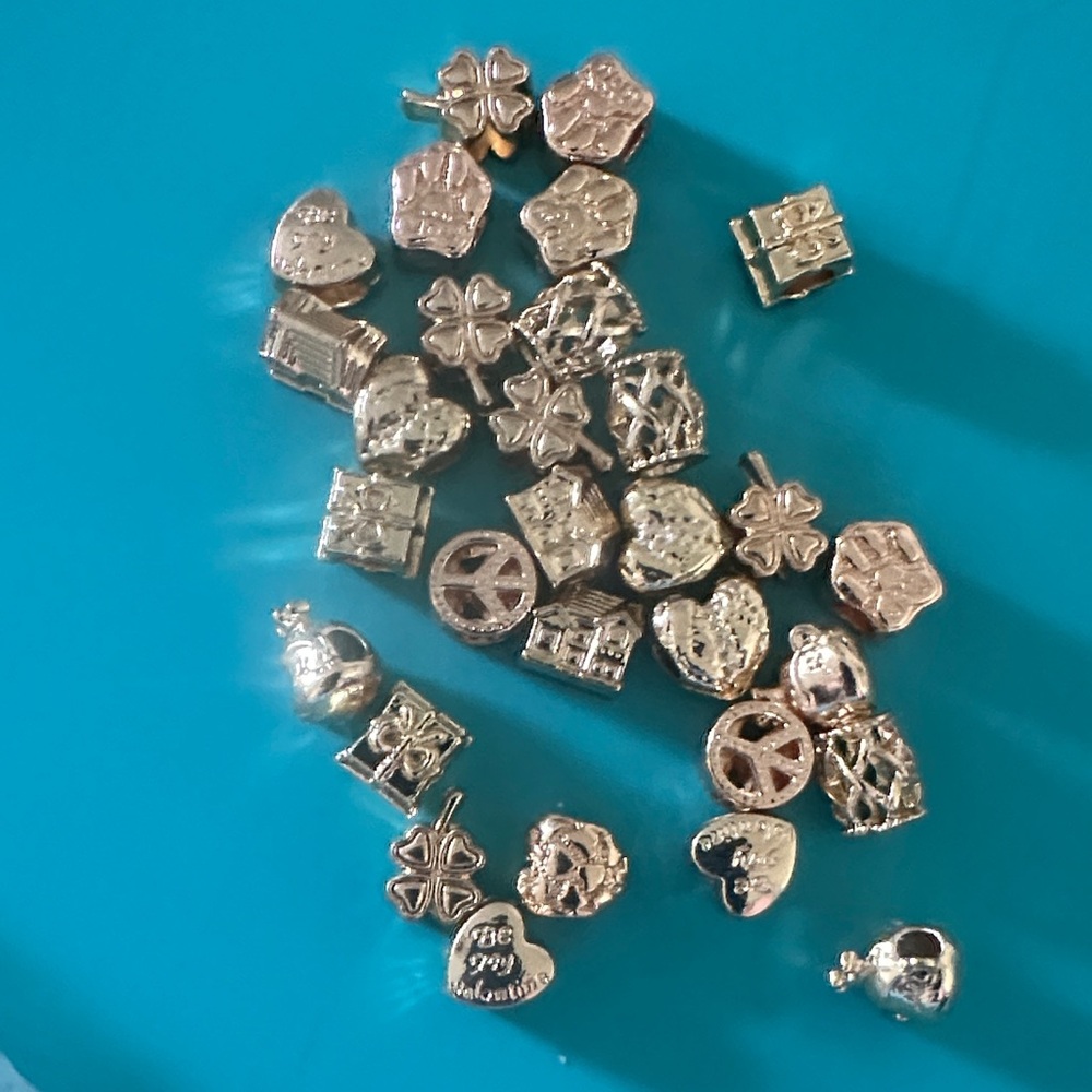 Gold Tone Charm Collection